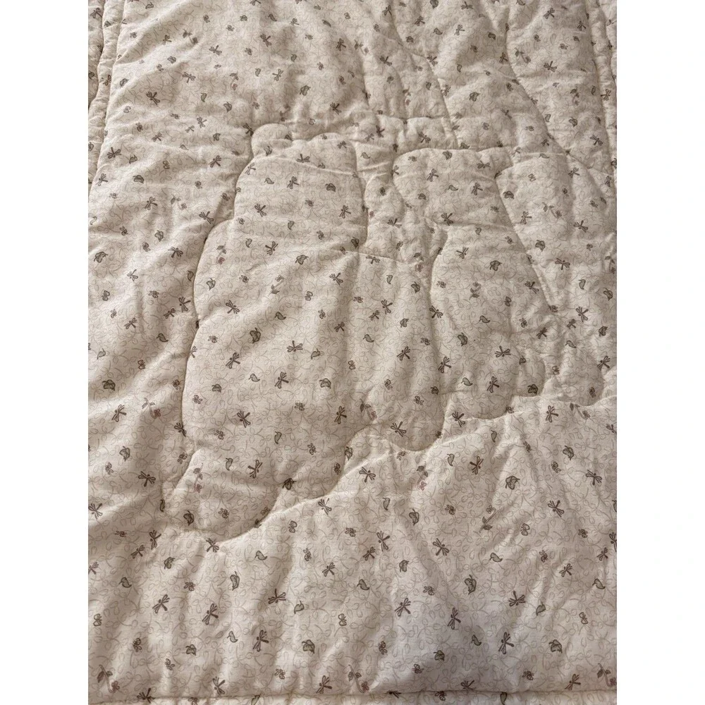 Vintage Disney Classic Winnie The Pooh Crib Quilt Butterfly Tigger Piglet Baby